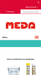 Mobile Screenshot of meda.dk