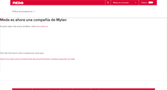 Desktop Screenshot of meda.es